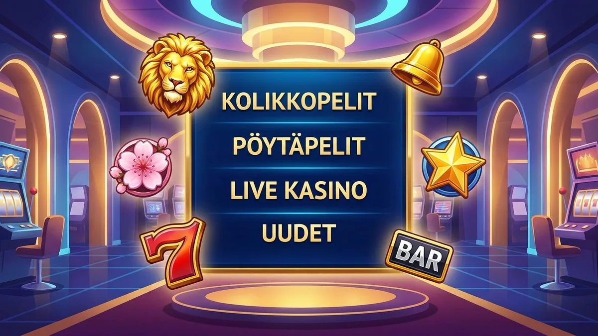 Kasinopelit ja kolikkopelit